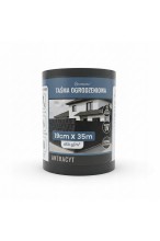 Taśma ogrodzeniowa 19cm x 35M - osłona na ogrodzenie + UV + 25 klipsów - GRAFIT/ANTRACYT