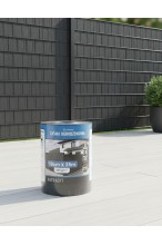 Taśma ogrodzeniowa 19cm x 35M - osłona na ogrodzenie + UV + 25 klipsów - GRAFIT/ANTRACYT
