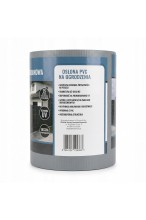 Taśma ogrodzeniowa 19cm x 35M - osłona na ogrodzenie + UV + 25 klipsów - SZARA