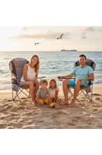 Krzesło składane turystyczne - grube z wypełnieniem - kempingowe + pokrowiec