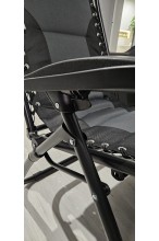 Krzesło ogrodowe z grubym wypełnieniem - ZERO GRAVITY - leżak rozkładany PREMIUM