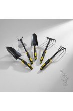 Zestaw narzędzi ogrodowych - 5 elementów - do domu, na balkon - zestaw ogrodniczy