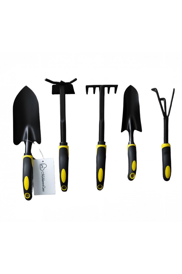 Zestaw narzędzi ogrodowych - 5 elementów - do domu, na balkon - zestaw ogrodniczy