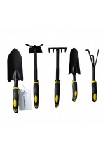 Zestaw narzędzi ogrodowych - 5 elementów - do domu, na balkon - zestaw ogrodniczy
