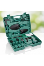 Zestaw narzędzi ogrodowych - 10 elementów z walizką - do domu, na balkon, zestaw ogrodniczy