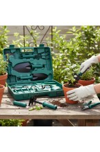 Zestaw narzędzi ogrodowych - 10 elementów z walizką - do domu, na balkon, zestaw ogrodniczy