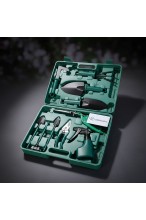 Zestaw narzędzi ogrodowych - 10 elementów z walizką - do domu, na balkon, zestaw ogrodniczy