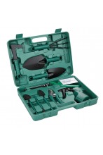 Zestaw narzędzi ogrodowych - 10 elementów z walizką - do domu, na balkon, zestaw ogrodniczy